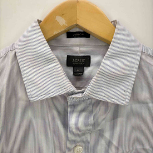 ジェイクルー J.CREW L/S ウィングカラーストライプシャツ メンズ JPN:M