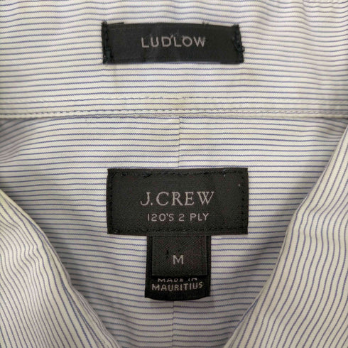ジェイクルー J.CREW L/S ウィングカラーストライプシャツ メンズ JPN:M