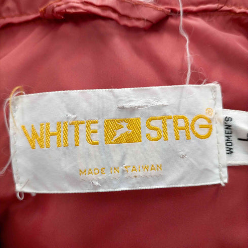 ホワイトスタッグ WHITE STAG フーデッドダウンベスト メンズ JPN:L