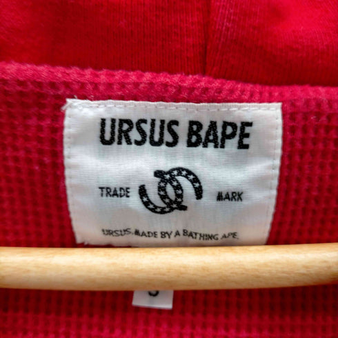 アーサスベイプ URSUS BAPE 裏地サーマル フルジップアップパーカー メンズ JPN:S