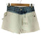 ザラ ZARA SHORT CUT DENIM BLUE レディース 32