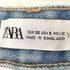 ザラ ZARA SHORT CUT DENIM BLUE レディース 32