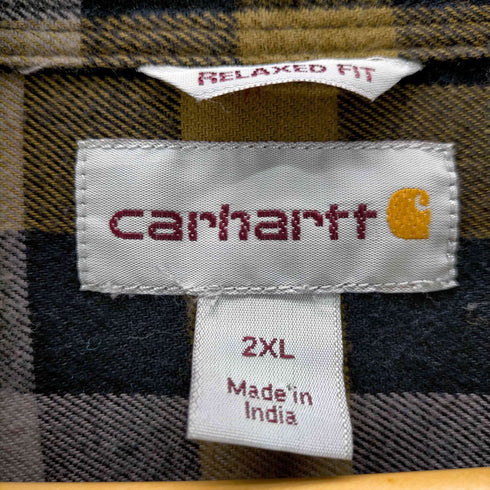 カーハート Carhartt S/S RELAXED FIT チェック柄BDシャツ メンズ JPN:XXL