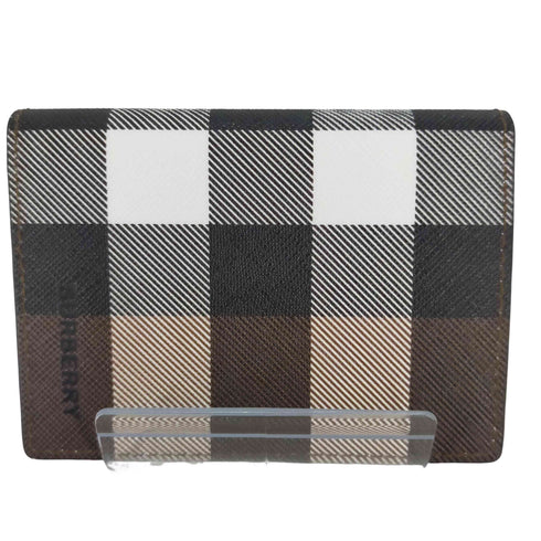 バーバリー BURBERRY ノバチェック 二つ折りレザーカードケース メンズ
