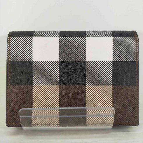 バーバリー BURBERRY ノバチェック 二つ折りレザーカードケース メンズ
