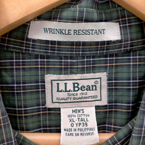 エルエルビーン L.L.Bean L/S チェック柄BDシャツ メンズ JPN:XL