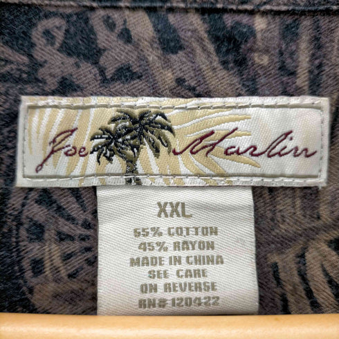 S/S レーヨン混 総柄開襟シャツ メンズ JPN:XXL