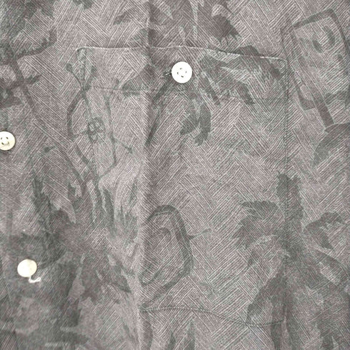 カンピアモダ CAMPIA MODA S/S レーヨン総柄シャツ メンズ JPN:XL