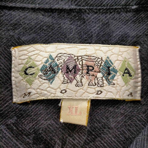カンピアモダ CAMPIA MODA S/S レーヨン総柄シャツ メンズ JPN:XL