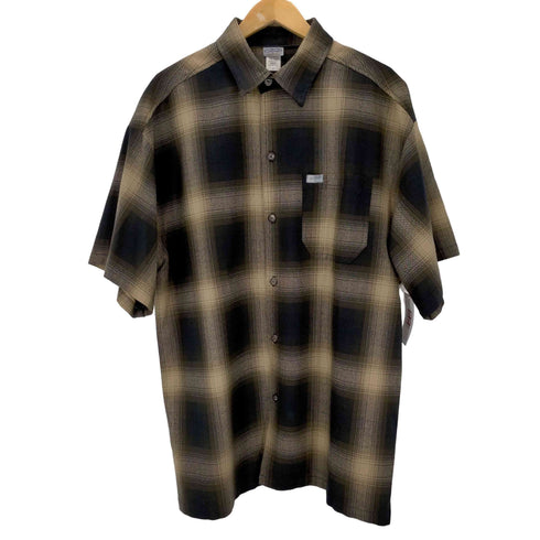 キャルトップ CALTOP USA製 S/S オンブレチェックシャツ メンズ JPN:L