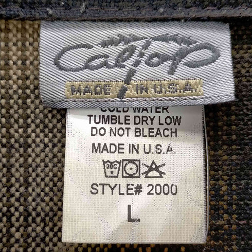 キャルトップ CALTOP USA製 S/S オンブレチェックシャツ メンズ JPN:L