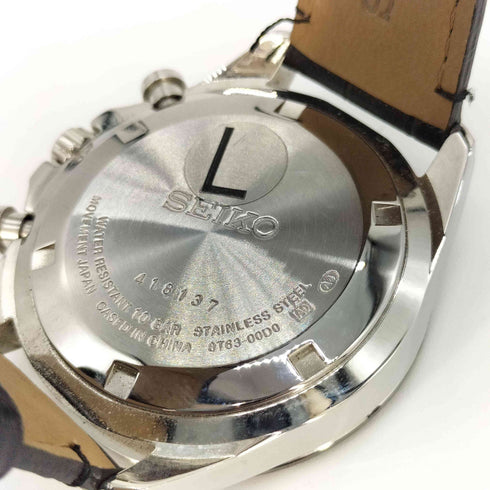 セイコー SEIKO クロノグラフ 腕時計 ステンレススチール メンズ