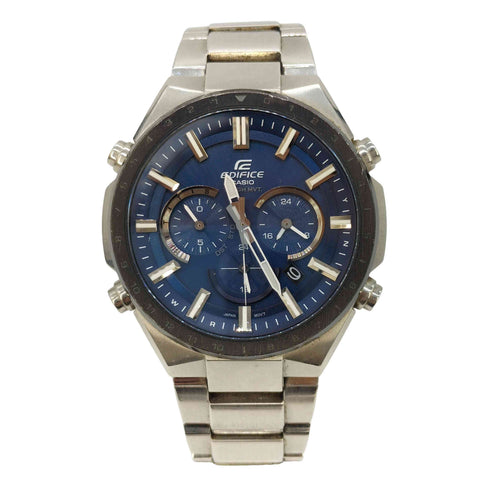 カシオ CASIO EDIFICE クロノグラフ 電波ソーラー メンズ