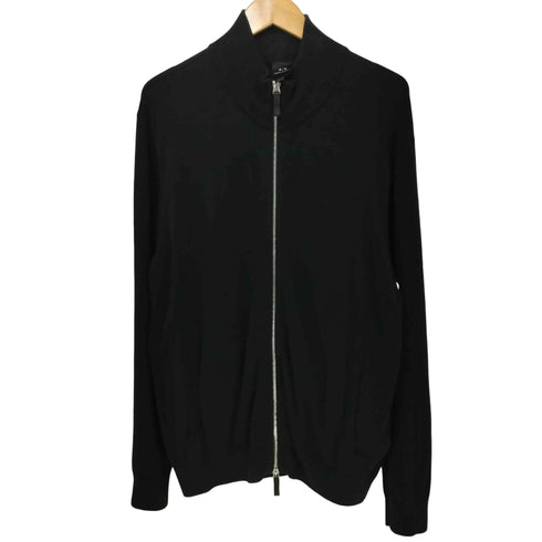 アルマーニエクスチェンジ ARMANI EXCHANGE ドライバーズニット ジップニット メンズ L
