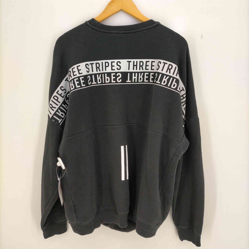 アディダス adidas ビッグシルエット スリーストライプス クルーネックスウェット メンズ J/O