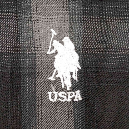 ユーエスポロアッスン U.S.POLO ASSN S/S オンブレチェックシャツ メンズ