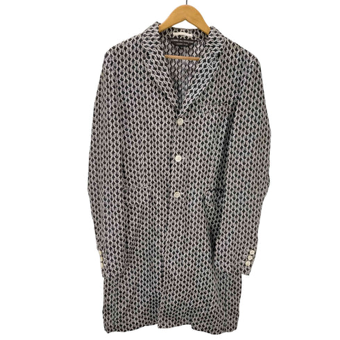 コムデギャルソンオムプリュス COMME des GARCONS HOMME PLUS 12SS チェーン柄3Bロングジャケット メンズ JPN:S