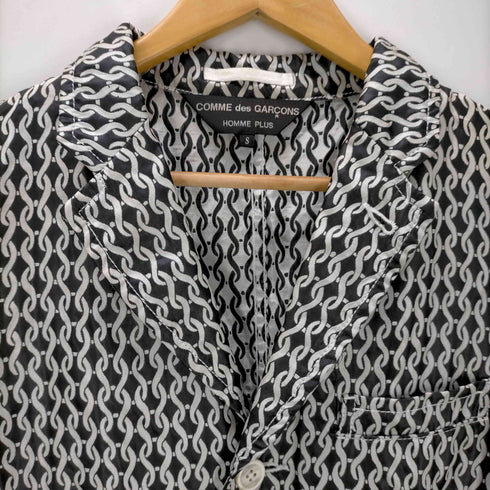 コムデギャルソンオムプリュス COMME des GARCONS HOMME PLUS 12SS チェーン柄3Bロングジャケット メンズ JPN:S