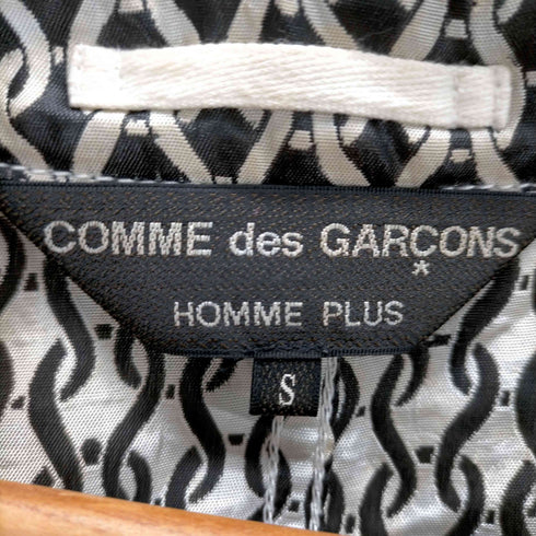 コムデギャルソンオムプリュス COMME des GARCONS HOMME PLUS 12SS チェーン柄3Bロングジャケット メンズ JPN:S