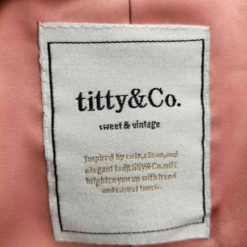 ティティアンドコー titty&Co フレアトレンチコート レディース JPN:M