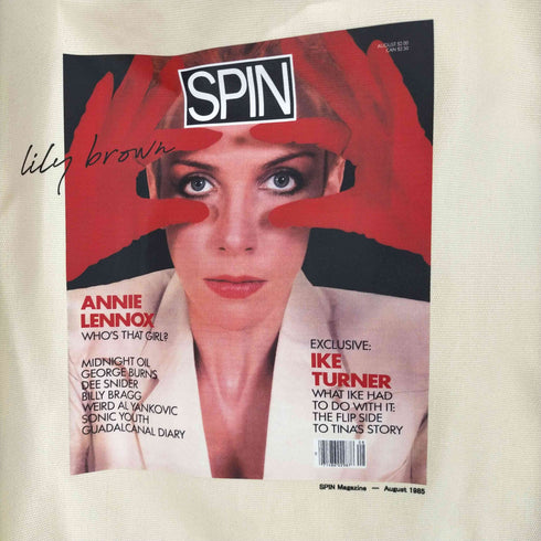 リリーブラウン Lily Brown SPIN 両面プリントトートバッグ レディース