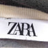 ザラ ZARA DZIANINOWY KARDIGAN ボーダーニットカーディガン レディース import:M