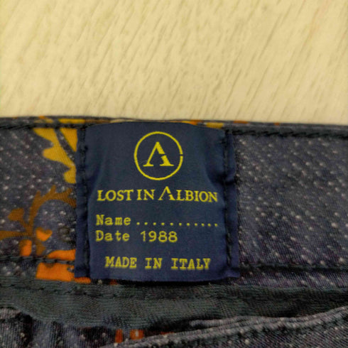 ロストインアルビオン LOST IN ALBION イタリア製 ペイズリー柄ハーフパンツ メンズ 46