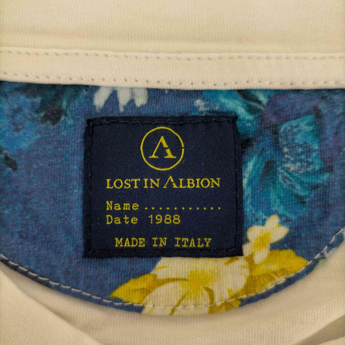 ロストインアルビオン LOST IN ALBION イタリア製 刺繍デザインTシャツ メンズ JPN:M