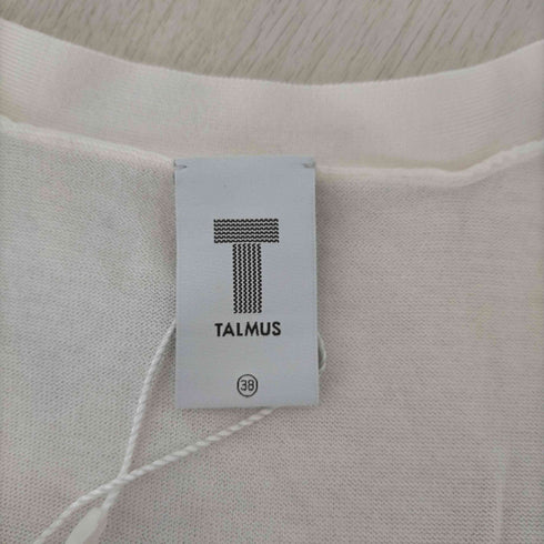 TALMUS バックドローコード付き カーディガンワンピース レディース 38