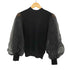 フレイアイディー FRAY I.D 24SS シアー スリーブ ボウタイ ニット レディース ONE SIZE