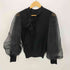 フレイアイディー FRAY I.D 24SS シアー スリーブ ボウタイ ニット レディース ONE SIZE