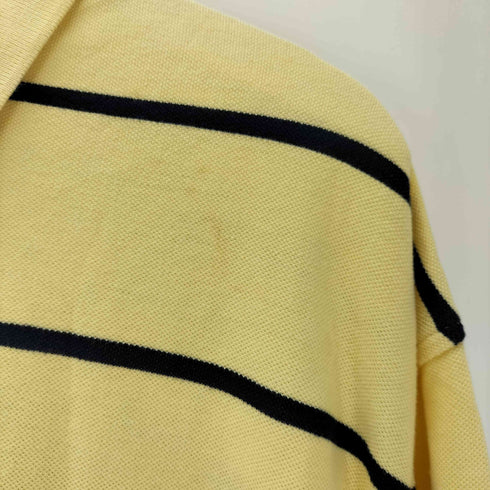 トミーヒルフィガー TOMMY HILFIGER 鹿の子 ボーダーポロシャツ メンズ import:XL