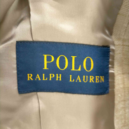 ポロラルフローレン POLO RALPH LAUREN コットンリネン チェック柄6ボタンベスト メンズ