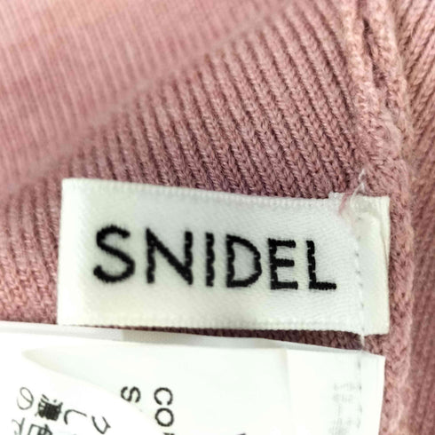 スナイデル snidel 23AW アシンメトリ― ニット スカート セットアップ レディース 1