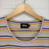 ステューシー Stussy ロゴ刺繍マルチカラーボーダートップス レディース JPN:M
