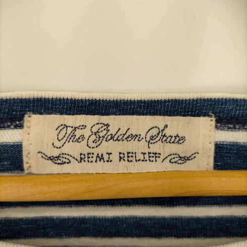 レミレリーフ REMI RELIEF 別注 7分丈 バスクシャツ メンズ JPN:XL