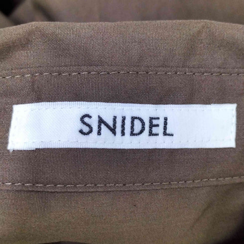スナイデル snidel 22SS ノースリーブ シャツ ワンピース レディース JPN:1