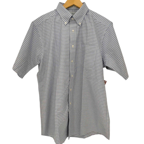 エルエルビーン L.L.Bean チェック柄 S/S ボタンダウンシャツ メンズ 16-REG