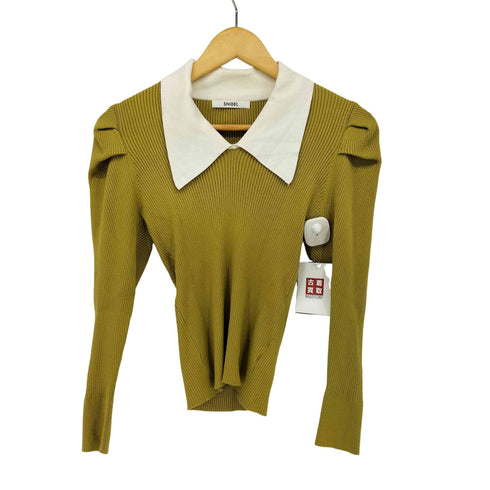 スナイデル snidel 22AW Sasutainable カラー デザイン ニット プルオーバー レディース ONE SIZE