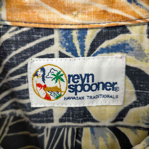 レインスプーナー Reyn Spooner ハーフボタン アロハシャツ メンズ import:M