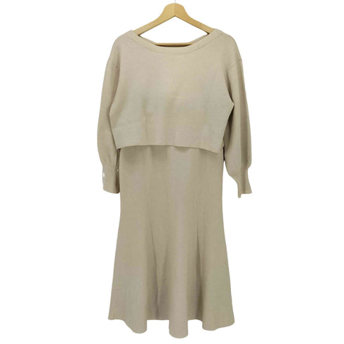 スナイデル snidel 23AW ブローチ付 ニット スカート セットアップ レディース ONE SIZE