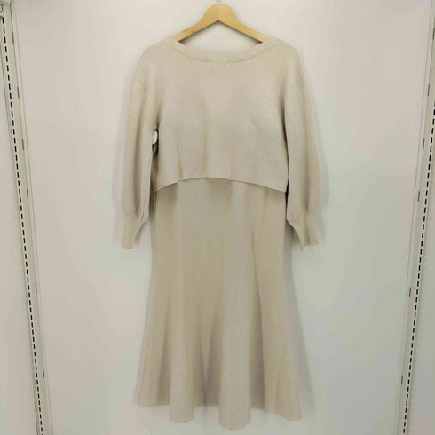 スナイデル snidel 23AW ブローチ付 ニット スカート セットアップ レディース ONE SIZE