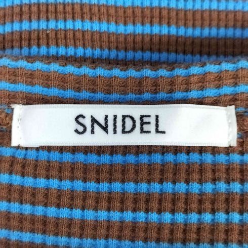 スナイデル snidel 22SS ワッフル ボリューム スリーブ トップス レディース ONE SIZE