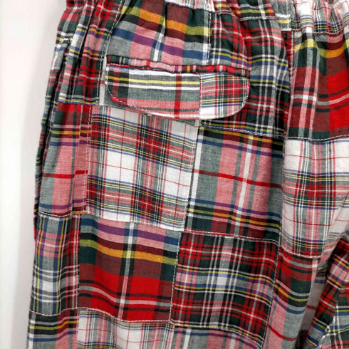 MONOGRAM USA製 パッチワークチェック柄パンツ メンズ JPN:M