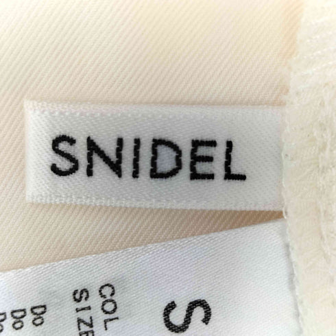 スナイデル snidel 22SS ダブル フリル ケープ ブラウス レディース ONE SIZE