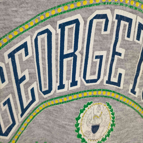 90s フロントラバープリント霜降りスウェット GEORGETOWN メンズ