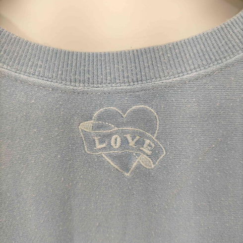 ロンハーマン Ron Herman ハート刺繍 ラグランスウェット レディース import:XS