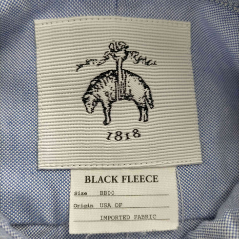 ブラックフリースバイブルックスブラザーズ BLACK FLEECE BY BROOKS BROTHERS L/S USA製 BDシャツ マチ付 メンズ JPN:0