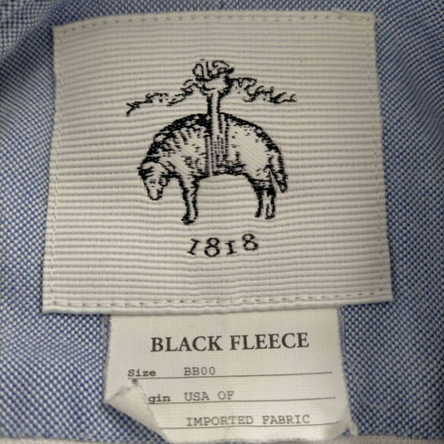 ブラックフリースバイブルックスブラザーズ BLACK FLEECE BY BROOKS BROTHERS S/S USA製 バック切替BDシャツ メンズ JPN:0