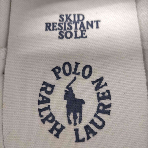 ポロラルフローレン POLO RALPH LAUREN スモールポニー刺繍キャンバス地スニーカー メンズ 8B